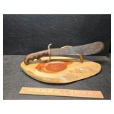 WW1 hospital corps BOLO knife with custom holder