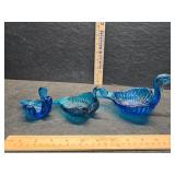 Glass swans