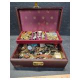 Jewelry box and contents