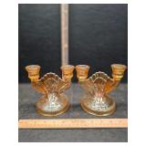 Pair of candle stands