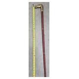 Brass horse head cand