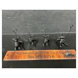Cast iron mice card holders