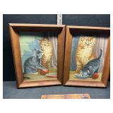 2 paint on board pictures