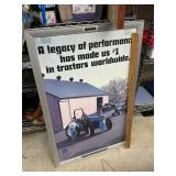 2 New Holland tractor posters framed
