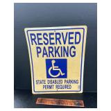 Plastic Handicap sign