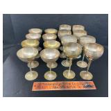 Metal stemware