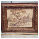 Norman Drapery Framed Tapestry