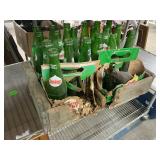 Crate and bottles