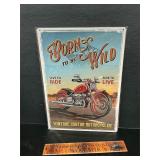 Metal sign