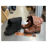 2 pair of boots