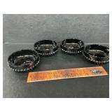 Black Indiana glass bowls