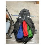 Large bag with folding chairs