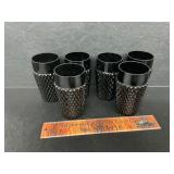 Black Indiana glass glasses