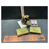 Gold miner and playing cards
