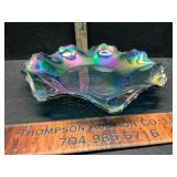 Carnival glass dish