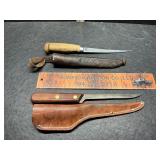 2 Filet Knives.Olsen & Handmade Signed