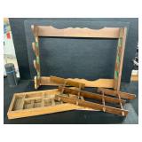 Gun rack and shelves