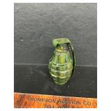 Cast iron hand granade bank