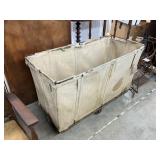 Vintage laundry cart