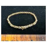 12.71 grams sterling silver bracelet