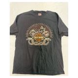 Large Harley Davidson Kitty Hawk, NC t shirt