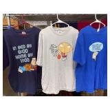 Threeï¿½XL family guy t shirts