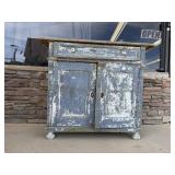 Antique English cupboard server