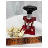 Watch repair press