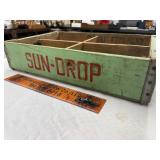 1979 Concord, NC Sun Drop wood bottle crate