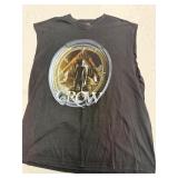 XL ï¿½the crowï¿½ cut off t shirt