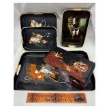 Trays and Kleenex box