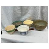 Pottery bowls