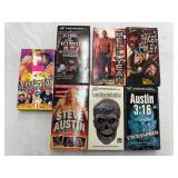 7 WWF and other wrestling VHS tapes