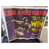 1993 Coca Cola football banner advertisement