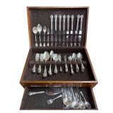 83 piece Towles Sterling flatware 2224 grams