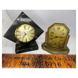 2 antique alarm clocks. Untested