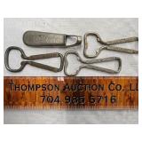 Antique Coca Cola bottle openers