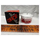 Beckï¿½s beer can top ash tray