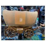 Vintage handmade wagon lamp