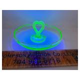 Uranium glass dish
