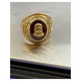 8 grams 10k gold Spencer hs 1950 ring