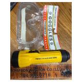Alcoa flashlight and new goggles