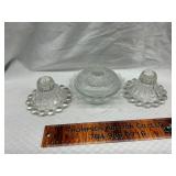 Candy dish and candle stands