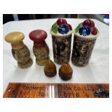 Vintage salt and pepper shakers