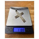 11.88 grams sterling silver cross