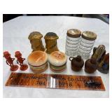 Vintage salt and pepper shakers