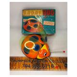 Early tin windup toy Radar bug works