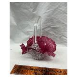 Art glass basket