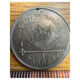 1960 sterling miss America pageant medal 15.35gram