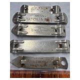 Royal crown can/bottle openers and other